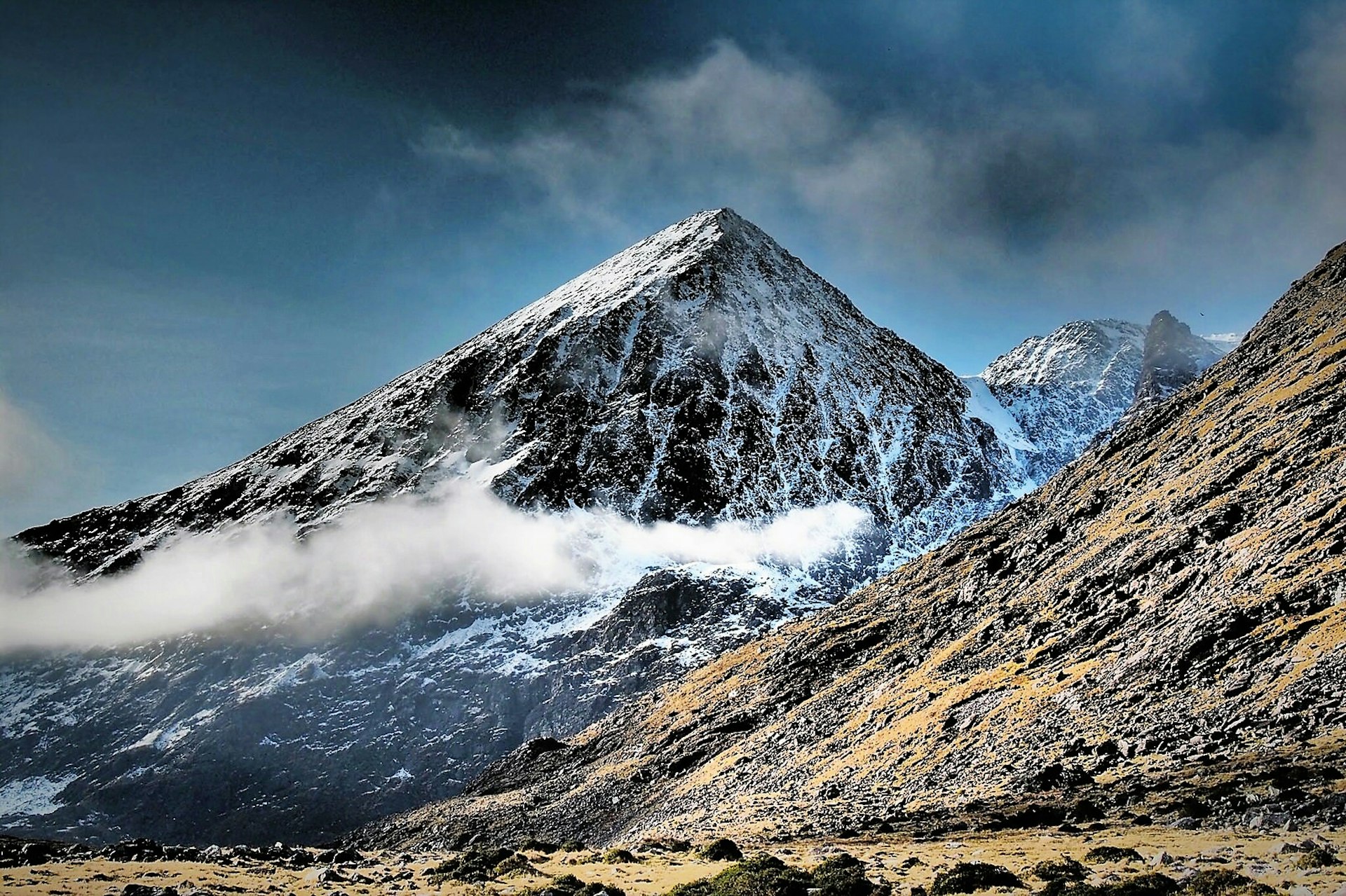 View of Ireland's highest mountain, Carrauntoohil