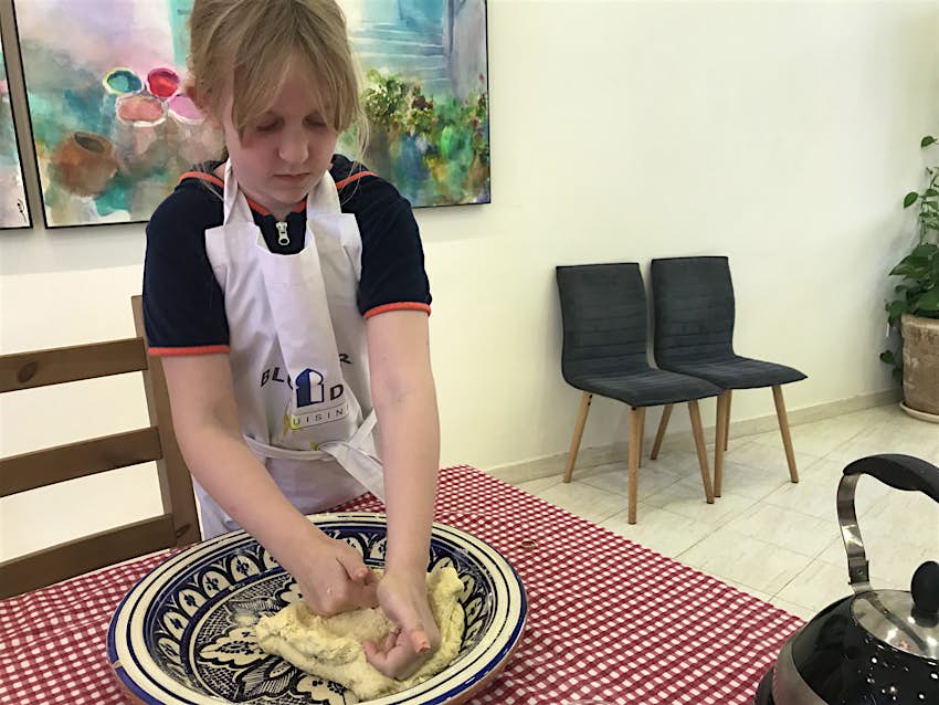 Features - Making_bread_Morocco-42cb67dffe3e Tabby, looking like a true professional, making her own bread in Morocco