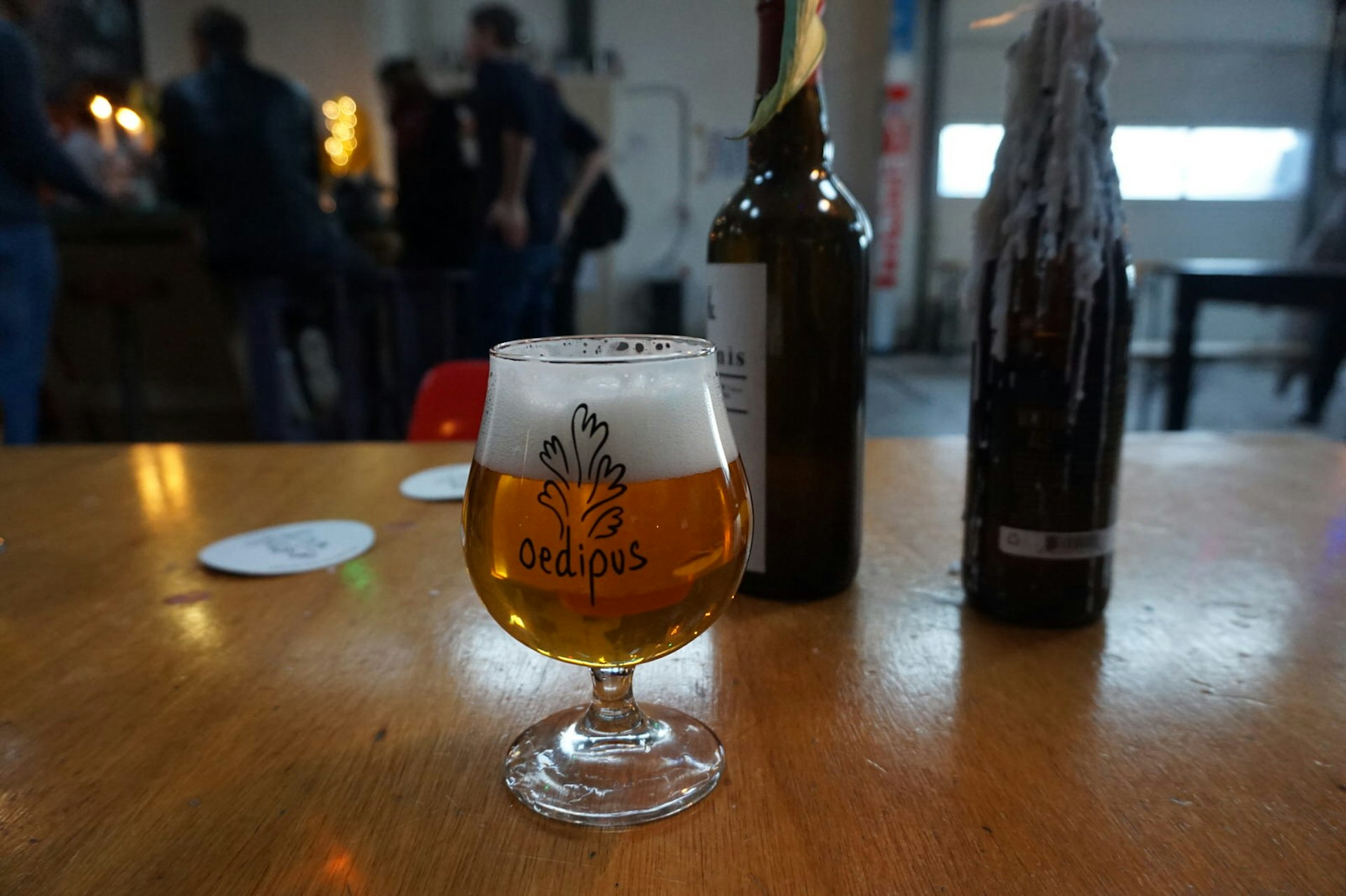 Sample 2019's seasonal brews at the Oedipus Brewery &amp; Tap Room © Claire Bissell/Lonely Planet