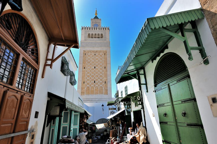 Alleyway in the medina of Tunis, Tunisia