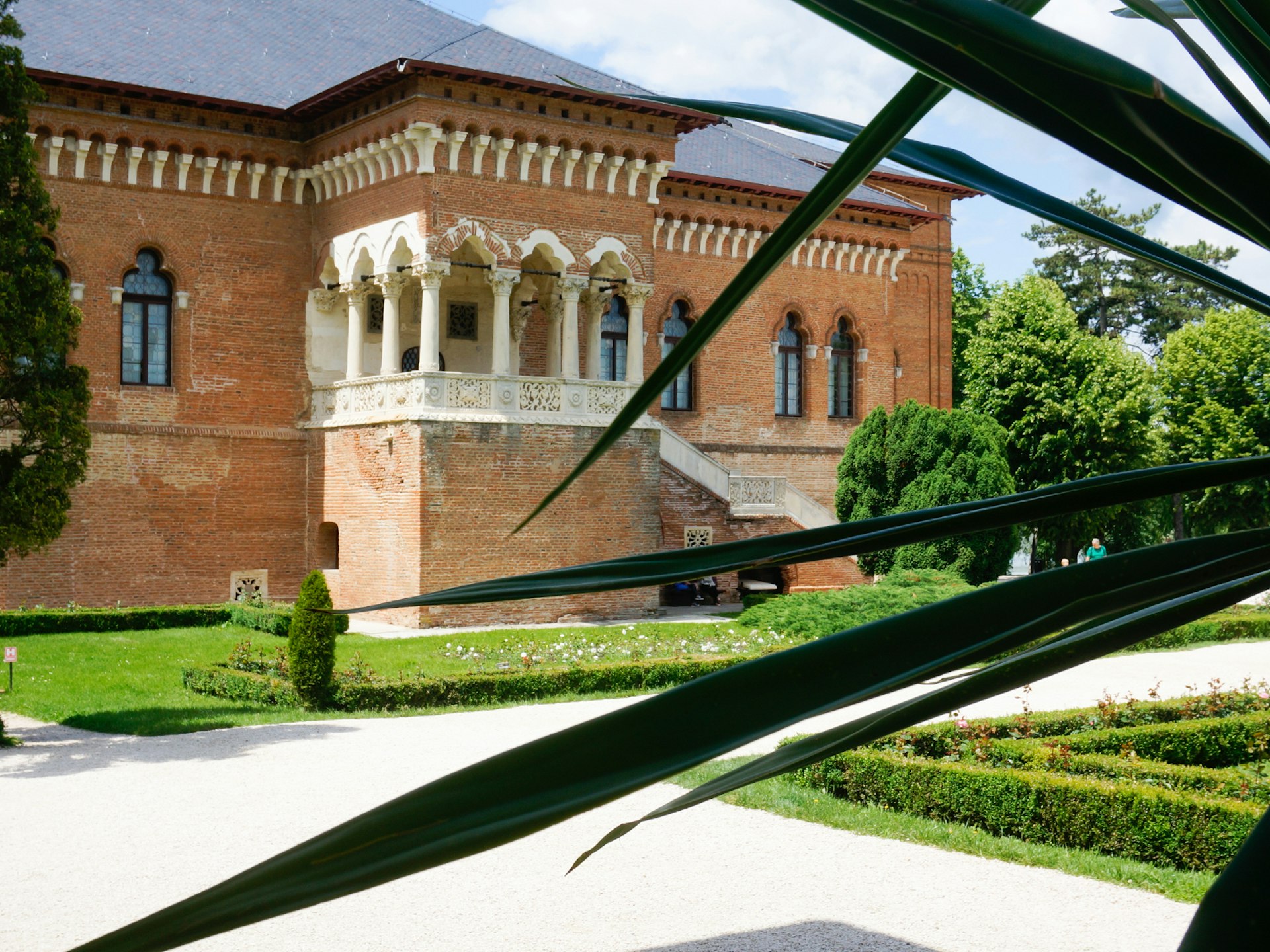 Exterior of the Mogoşoaia Palace, outside Bucharest, seen from the courtyard