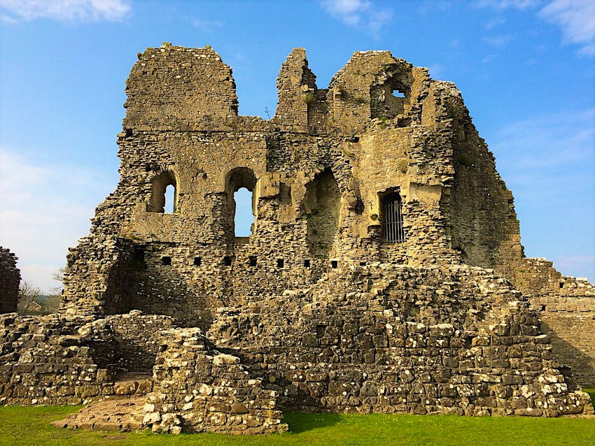 Cardiff day trip - The ruins of Ogmore Castle in south Wales are Grade I listed ruins, rumoured to be haunted © Clifton Wilkinson / Lonely Planet