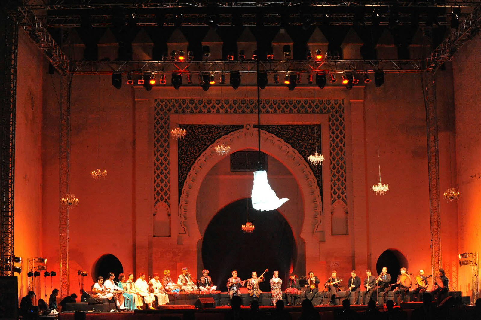 Fes Festival of World Sacred Music - A tribute show to Persian poet Omar Khayyam is played during the opening ceremony of the 18th World Sacred Music Festival in Fez, Morocco