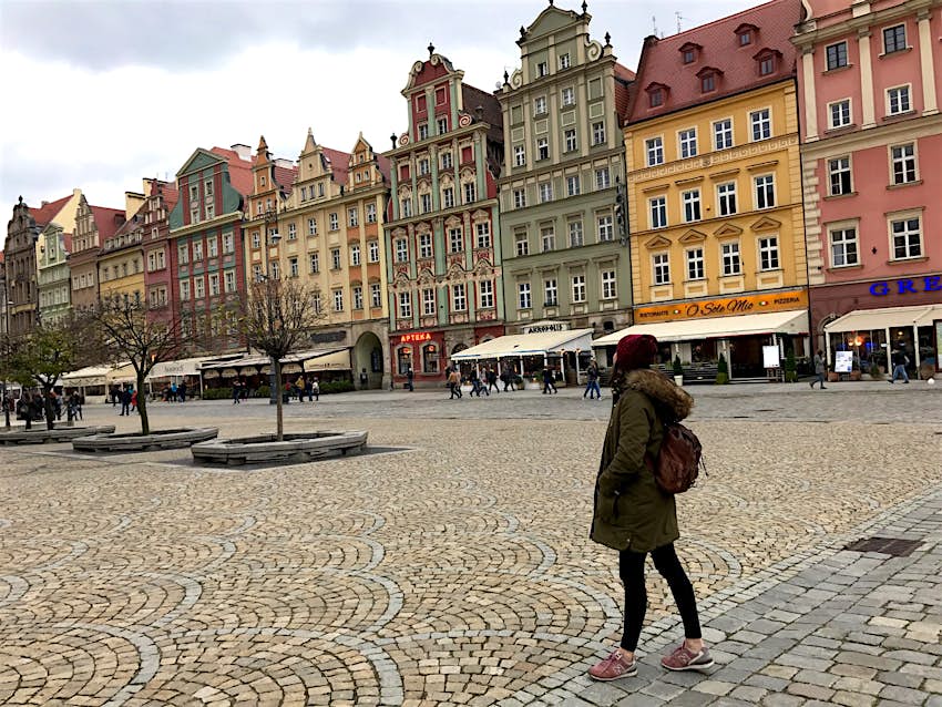 Wrocław, Poland A young woman in Wrocław, Poland