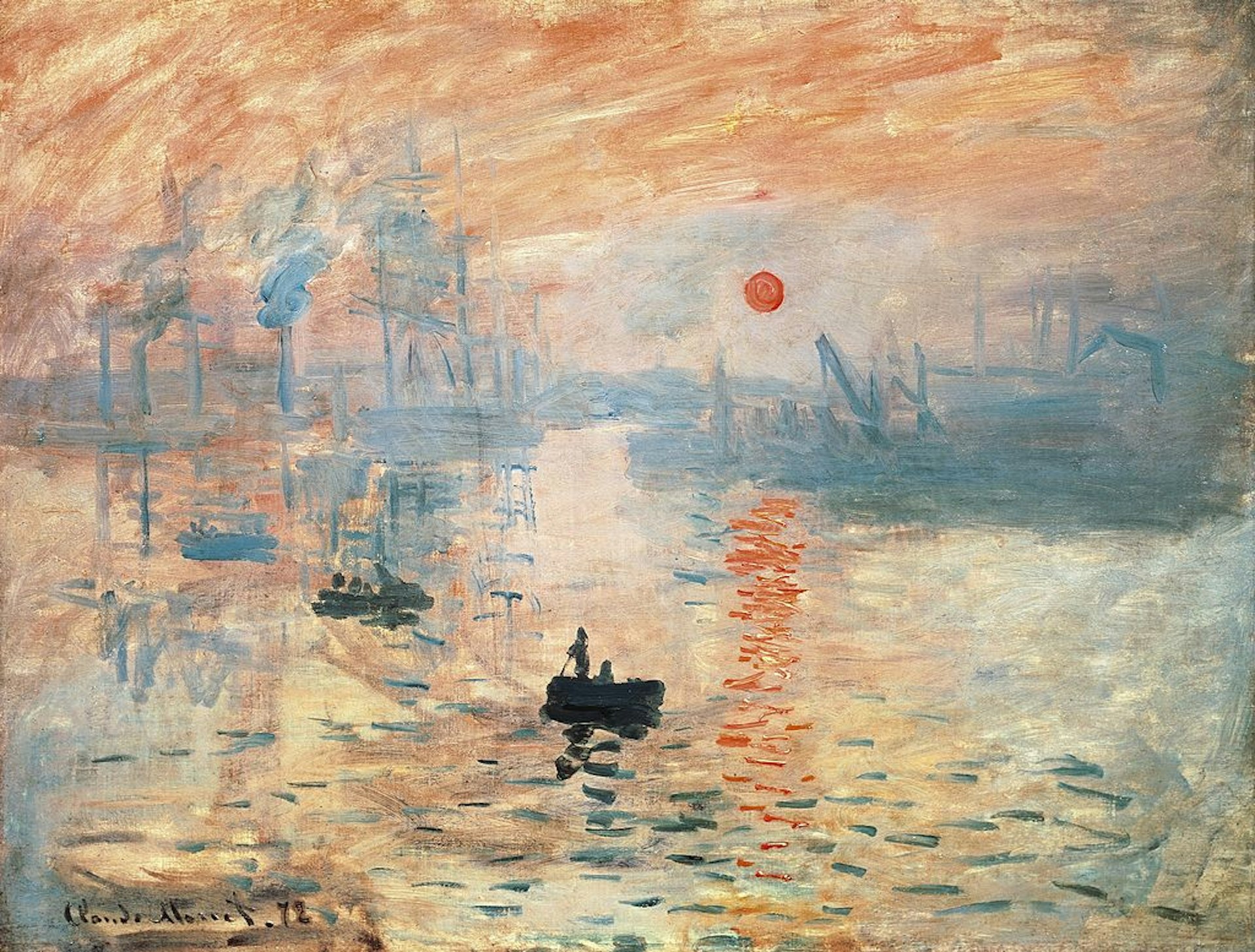 Monet's painting Soleil Levant