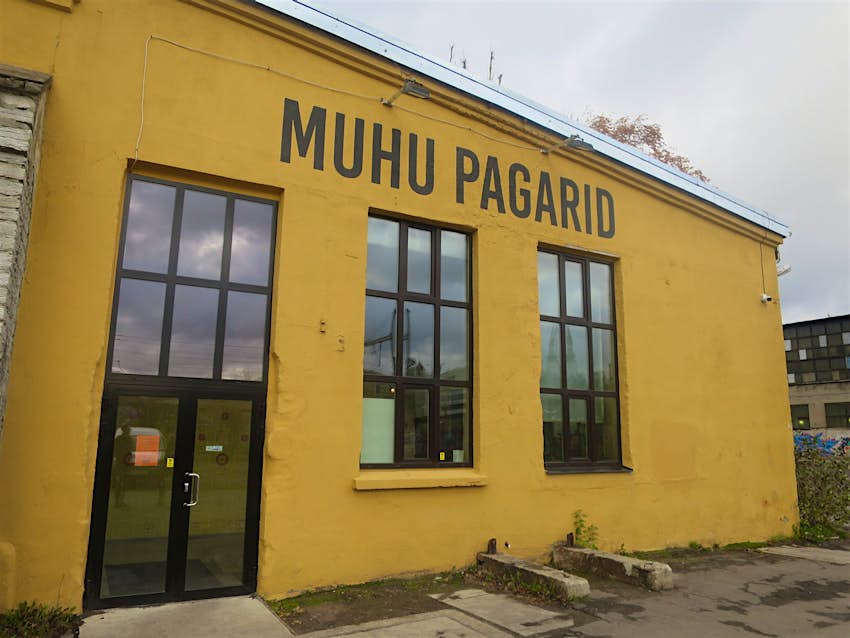 Tallinn food - The bright yellow Muhu Pagarid bakery, one of the best places to source the traditional (and tasty) warm Estonian black bread © Karyn Noble / Lonely Planet