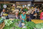 Features - Vegetable Seller in the Basurtp Market