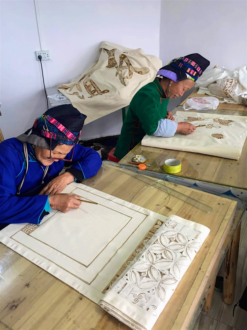 Batik is a traditional craft of the Miao people © Megan Eaves / Lonely Planet