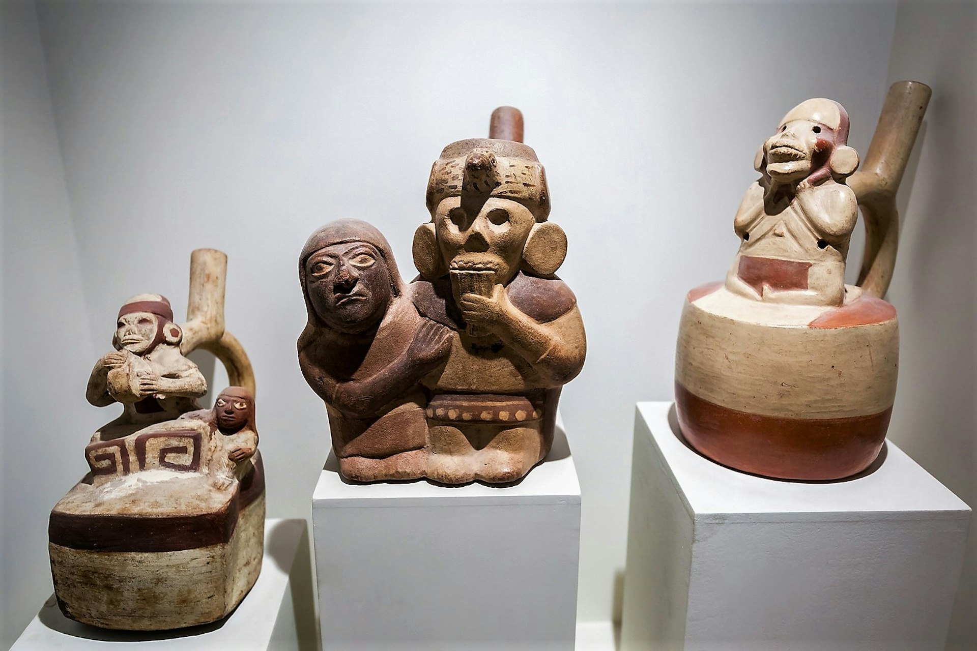 Erotic pottery in the Lima's Larco Museum