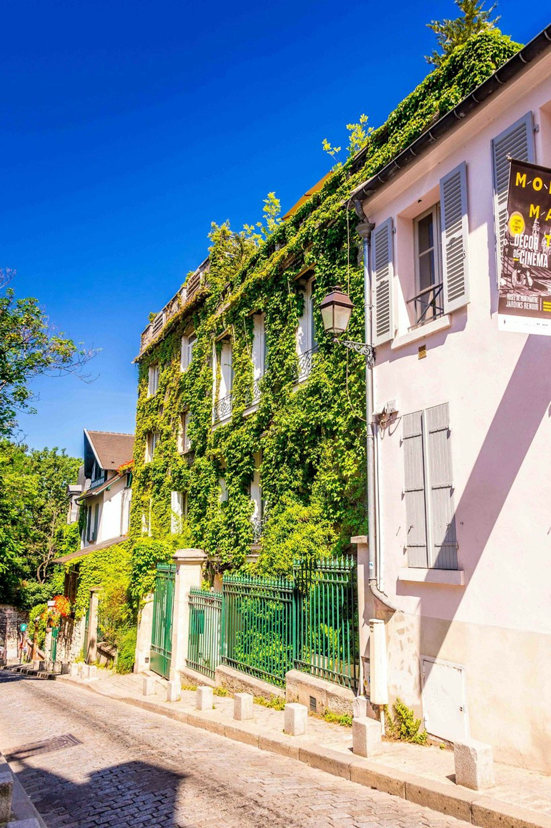 The facade of the Musee de Montmartre in Paris