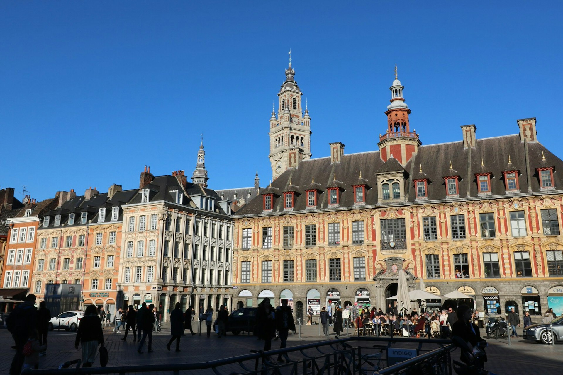 Flemish architecture on display in Lille's place du Général de Gaulle