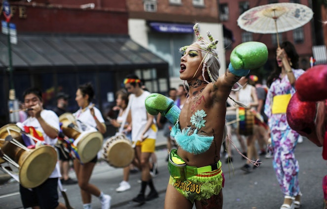 Features - New Yorkers Celebrate Gay Pride With Annual Parade