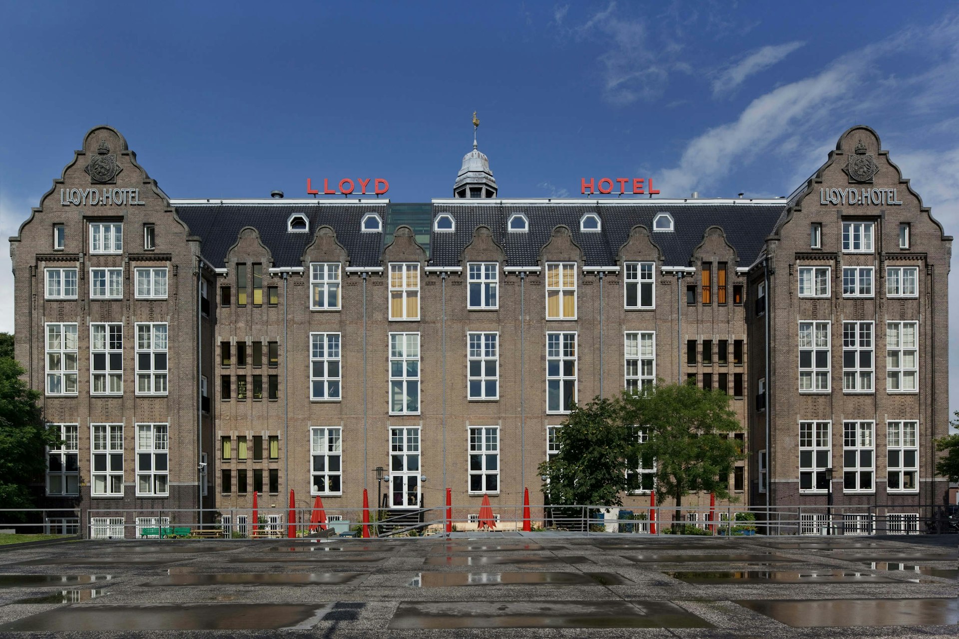 The exterior of the Lloyd Hotel which was once a juvenile detention centre.