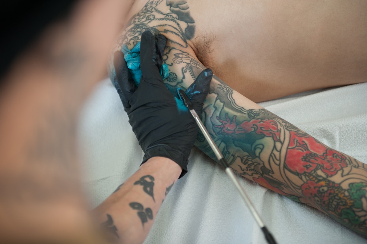 irish american sleeve tattoos