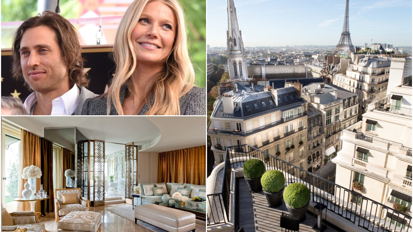 Brad Falchuk & Gwyneth Paltrow in Paris