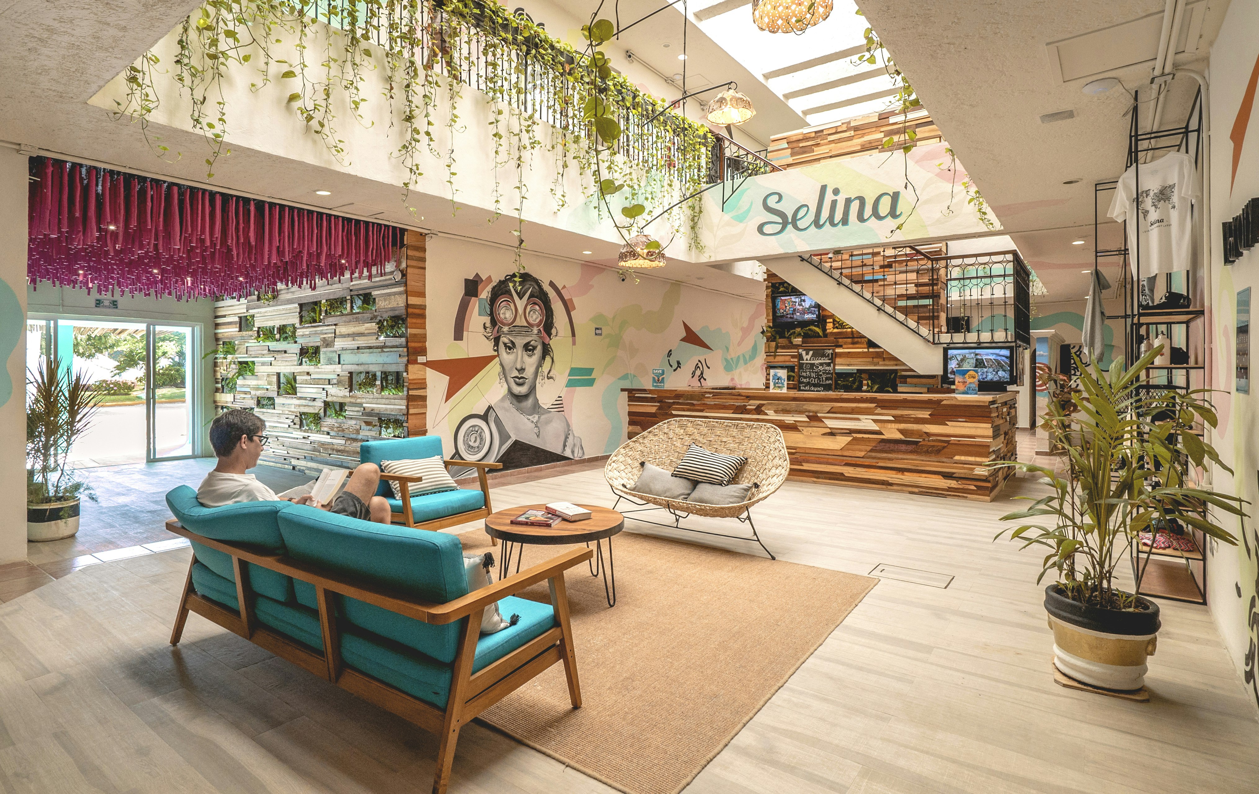 selina cancun's stylish area