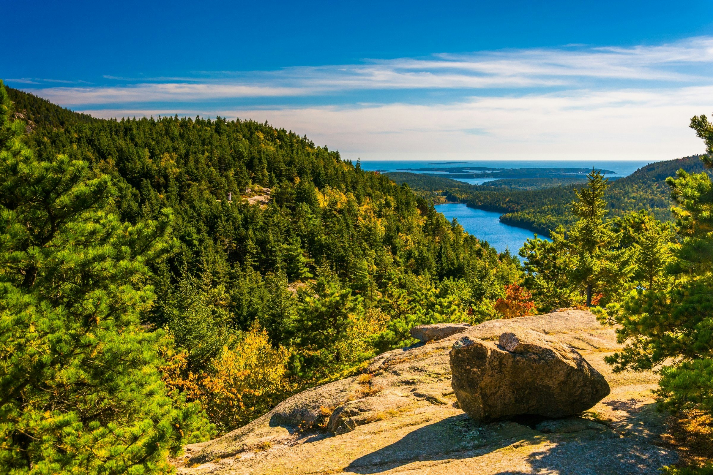 View from North Bubble in Acadia National Park