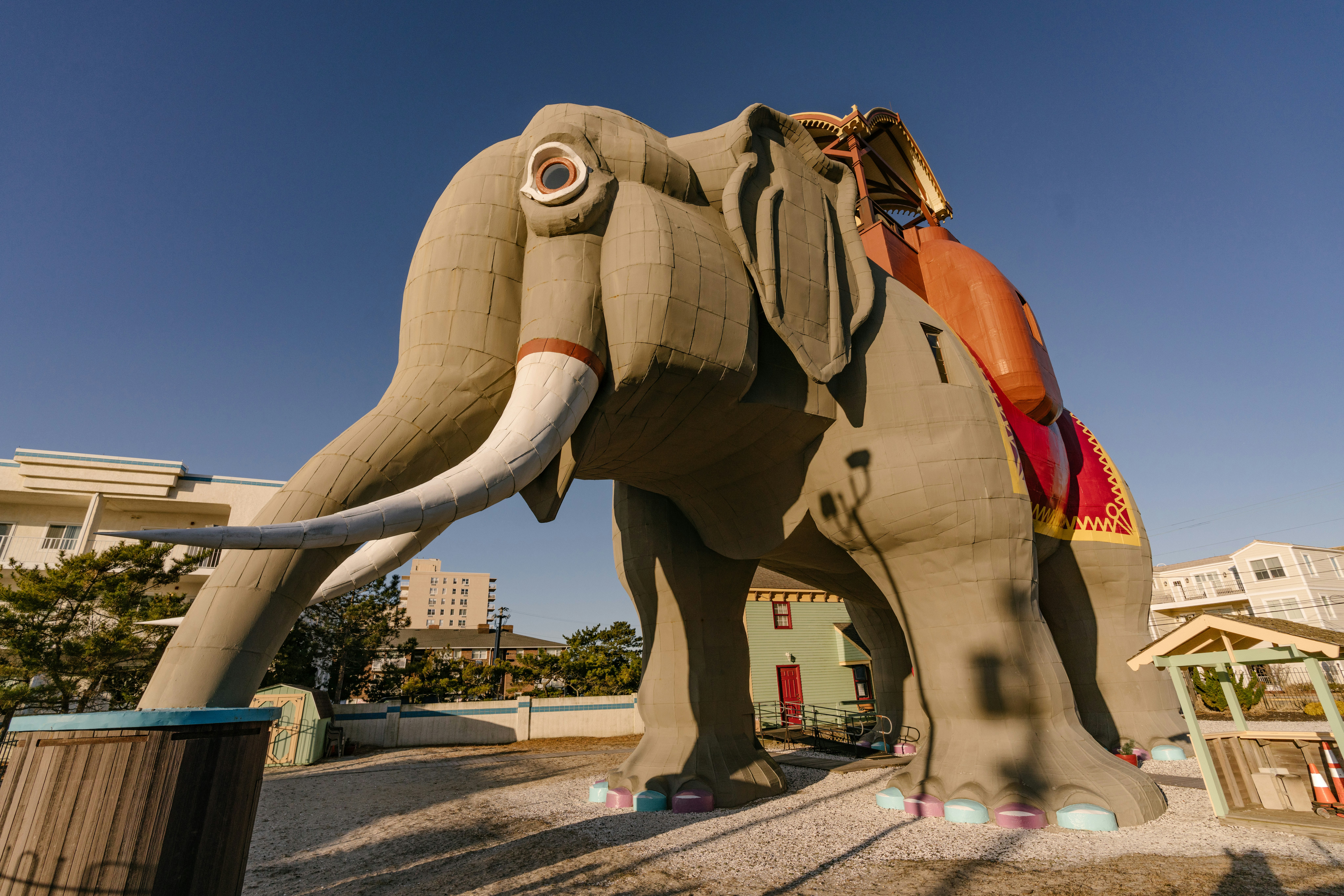 A six-storey elephant structure on the Jersey Shore