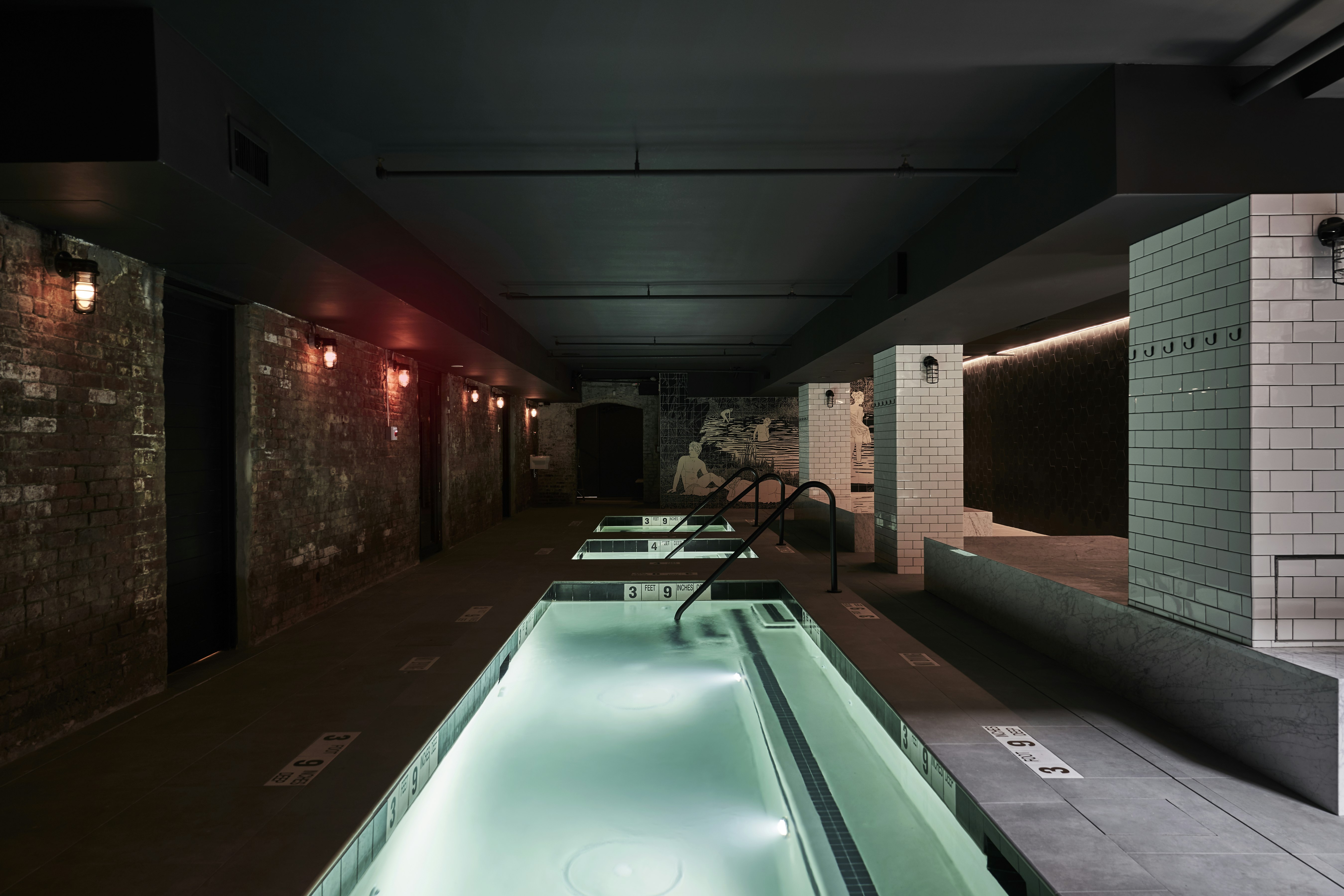 Bathhouse pool rooms