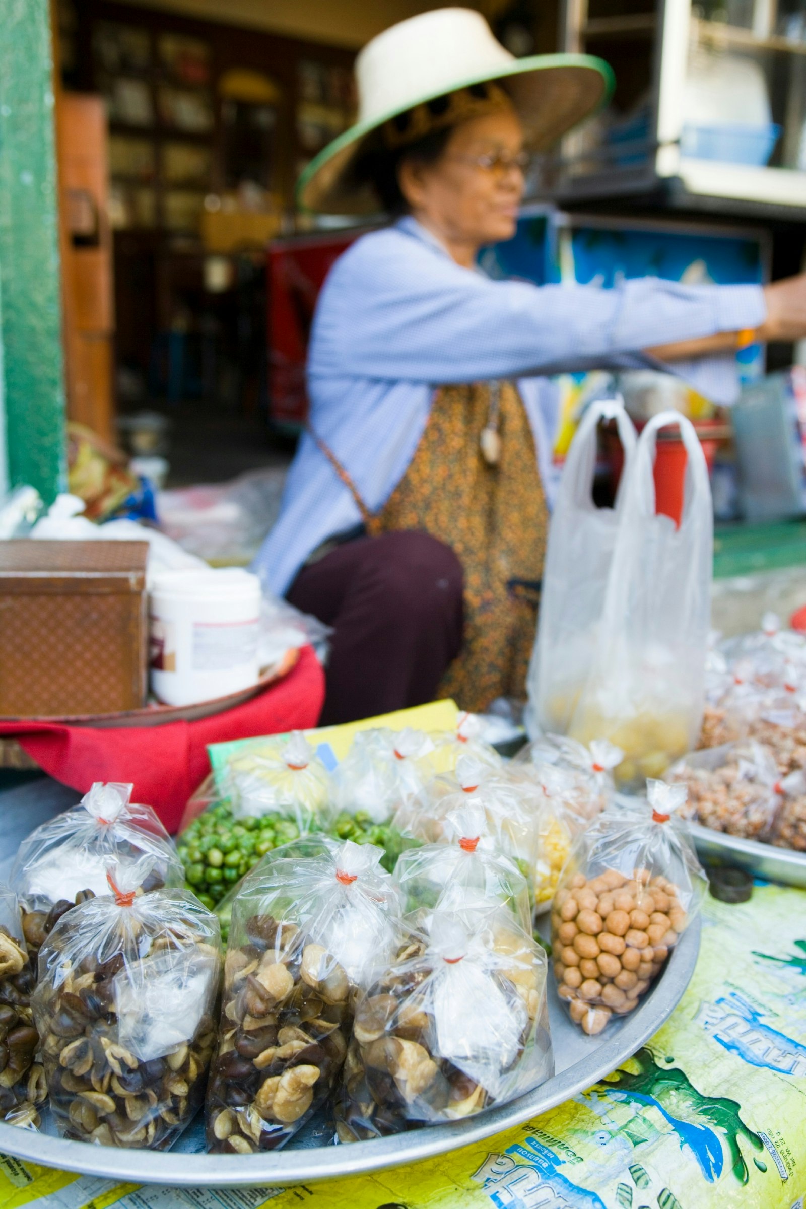 Bagged street food, Banglamphu Market, Bangkok