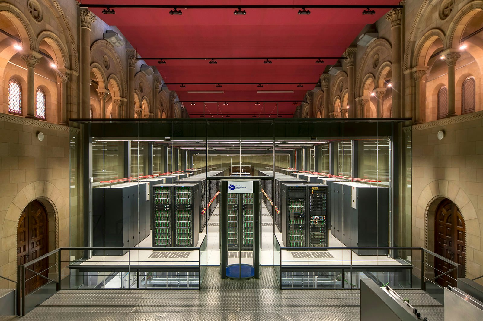  interior of Barcelona's Chapel Torre Girona, home of the MareNostrum supercomputer