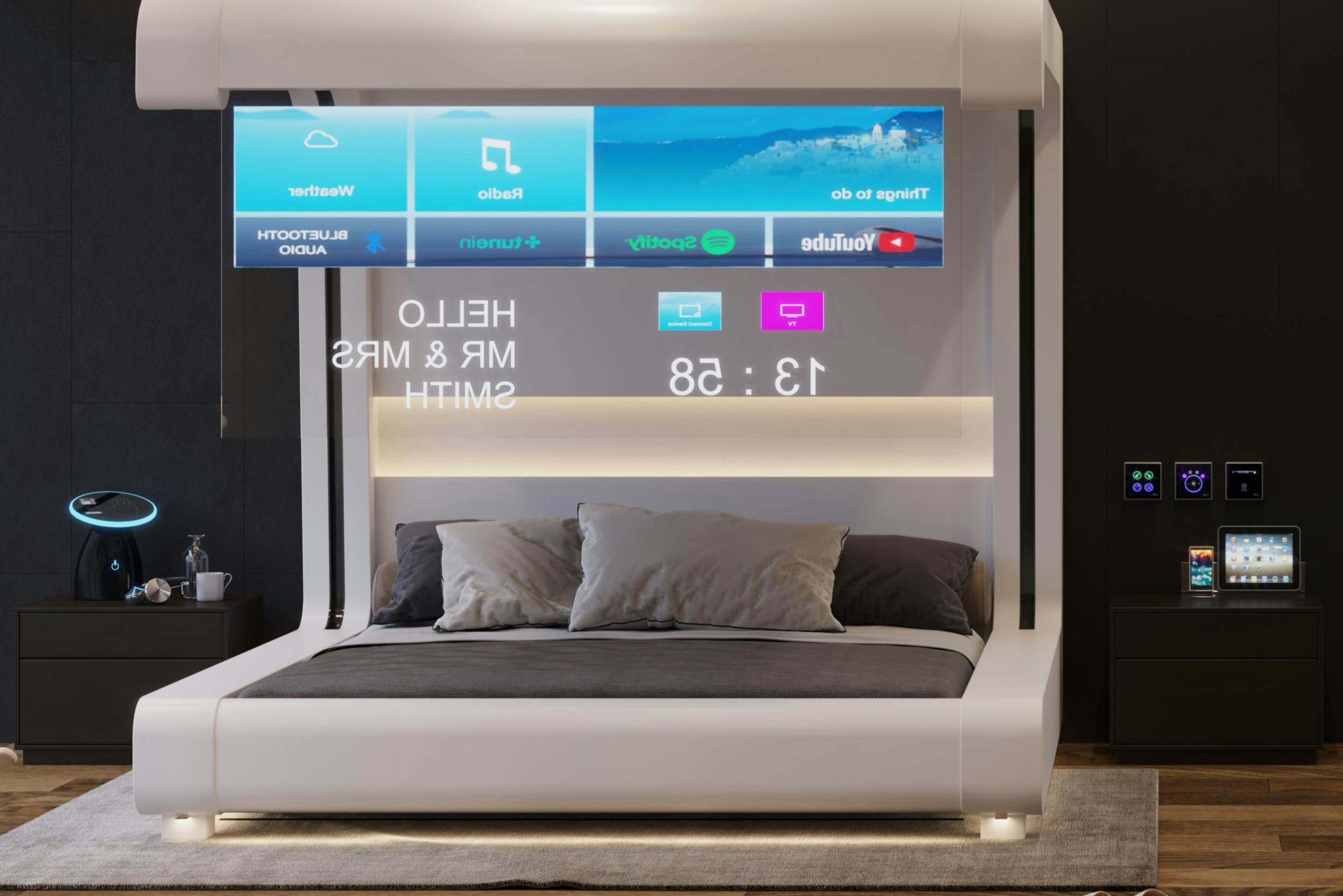 This Is What The Hotel Room Of The Future Will Look Like By 2034 ...