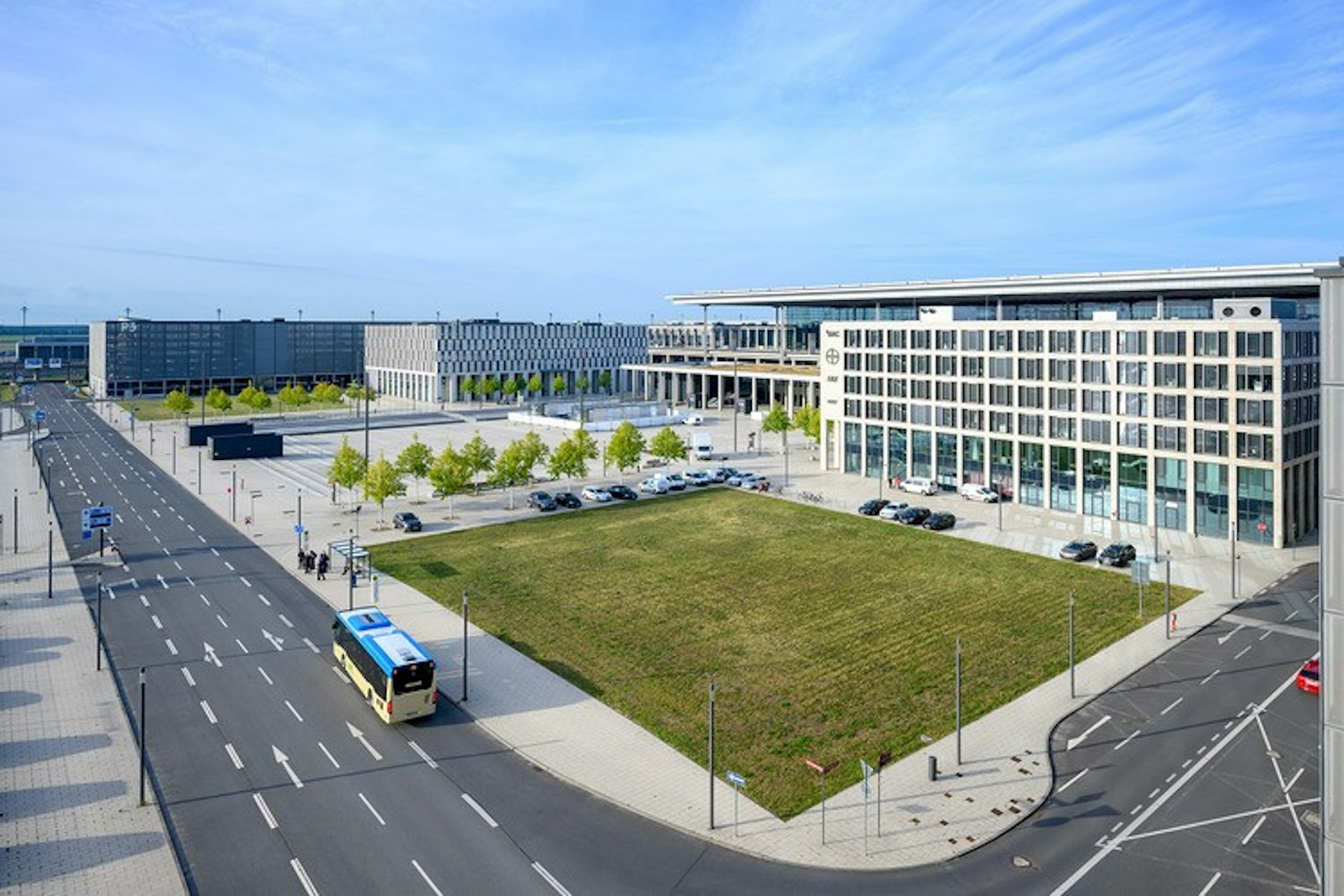 A rendering of the Berlin Brandenburg Airport Willy Brandt