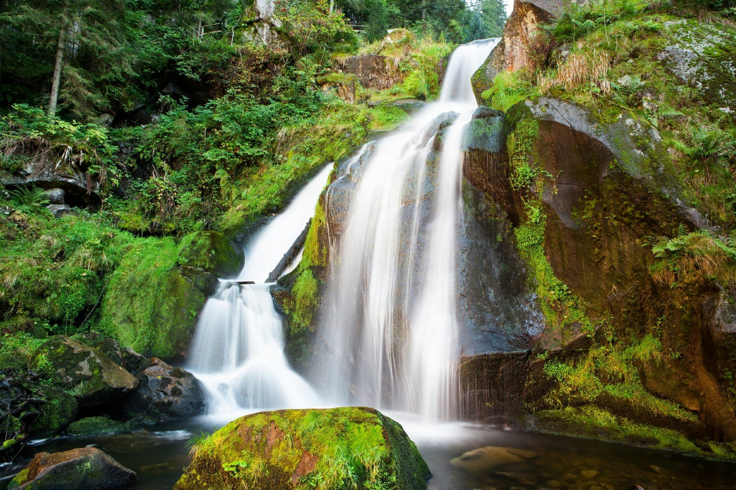 Triberg Falls is one of the highest waterfalls in Germany.