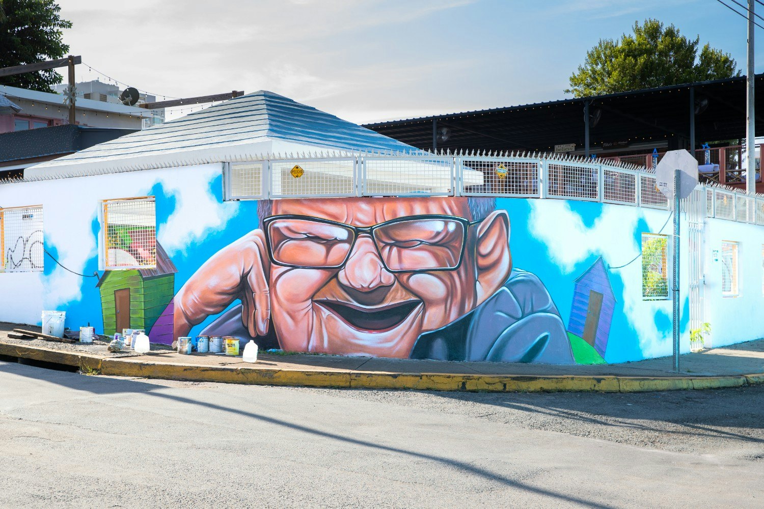 A mural of Bono by Bob Snow mural