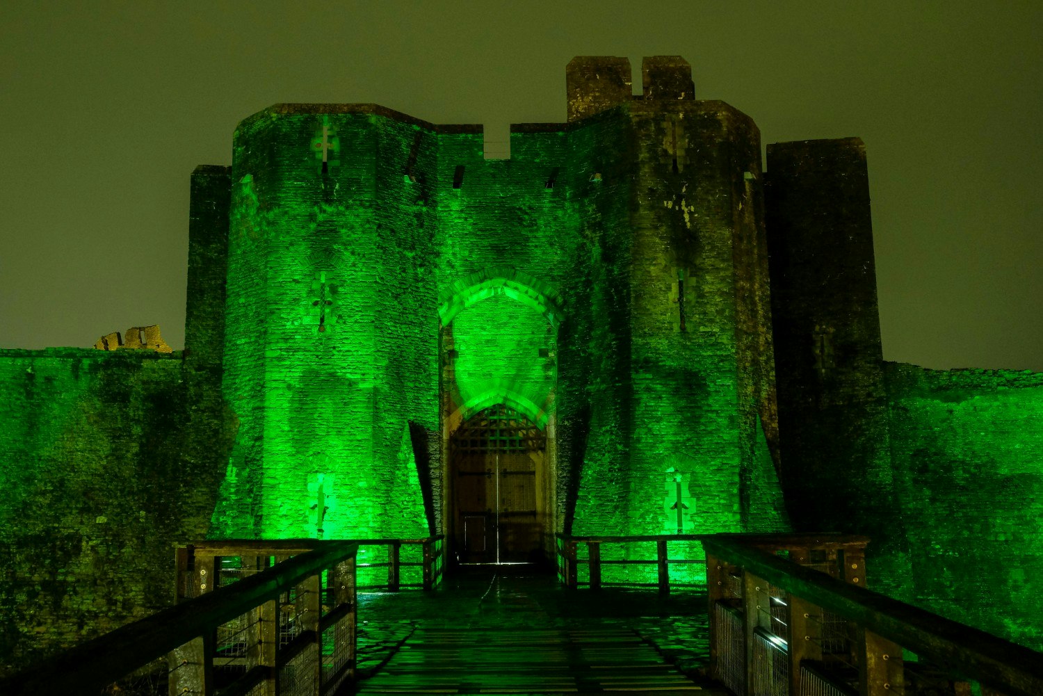 Caerphilly Castle in South Wales.jpg