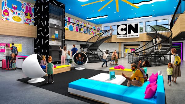 Watch: 10-year-old explores new Cartoon Network Hotel in Lancaster, PA
