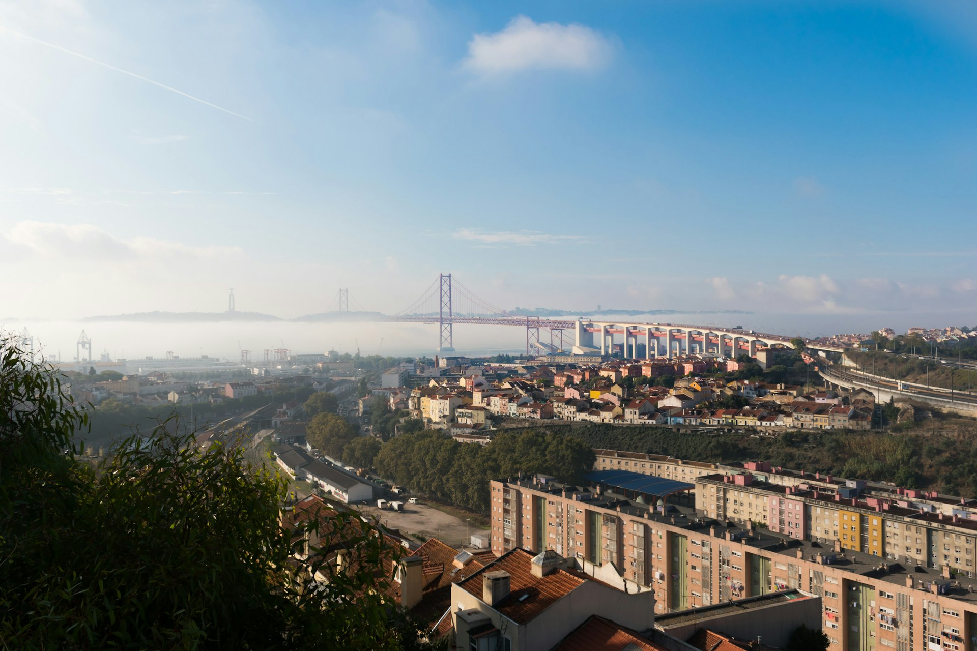 View over Lisbon from Cemitério dos Prazeres