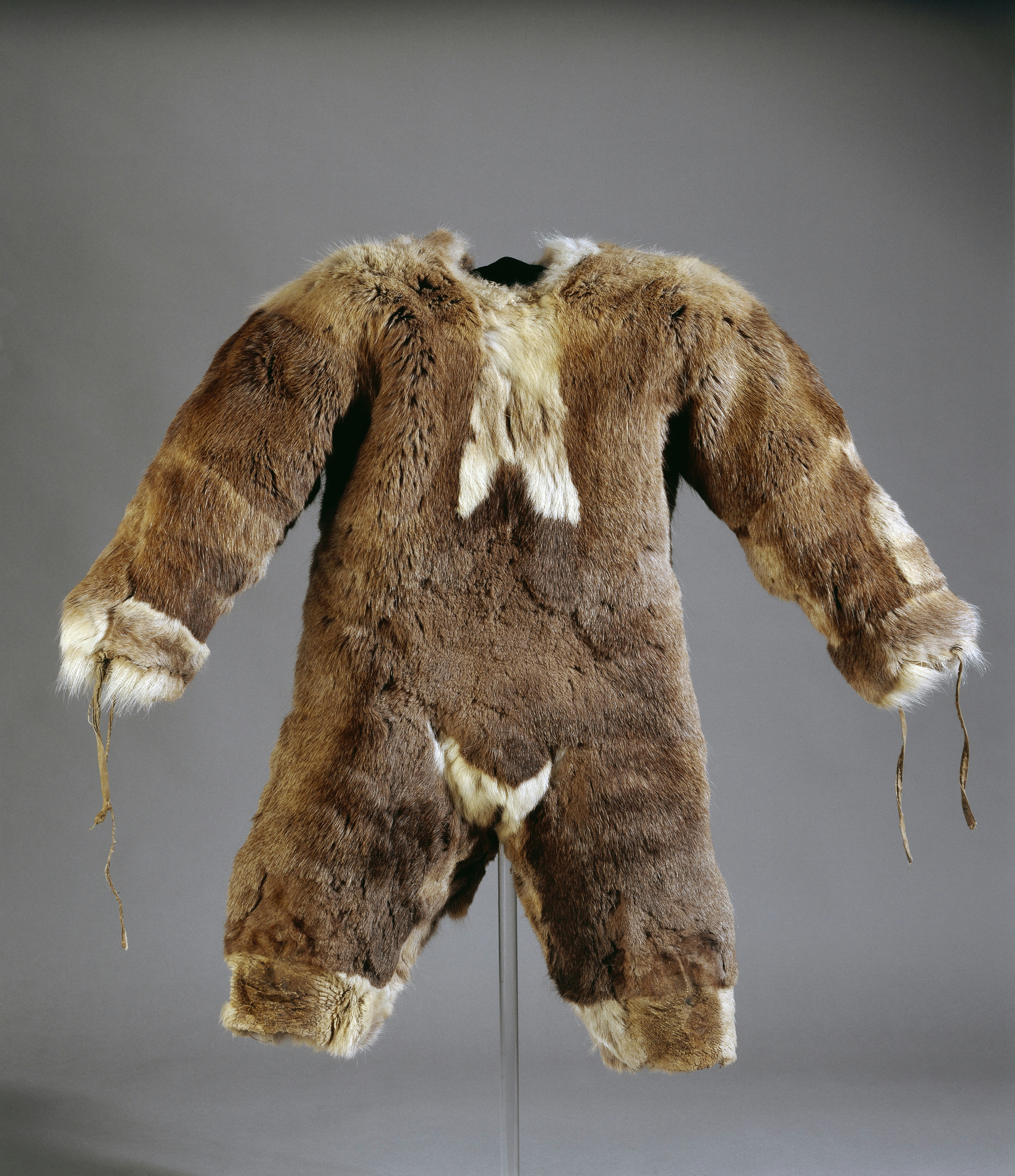 Childs all in one Arctic suit made from caribou fur