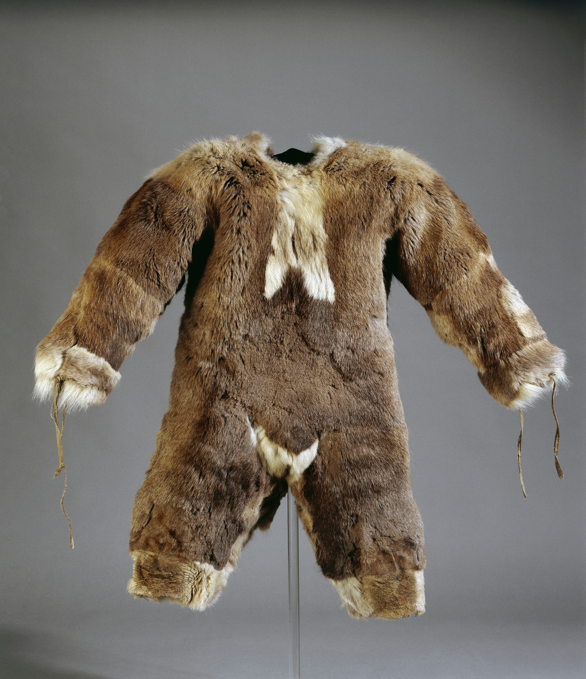 Childs all in one Arctic suit made from caribou fur