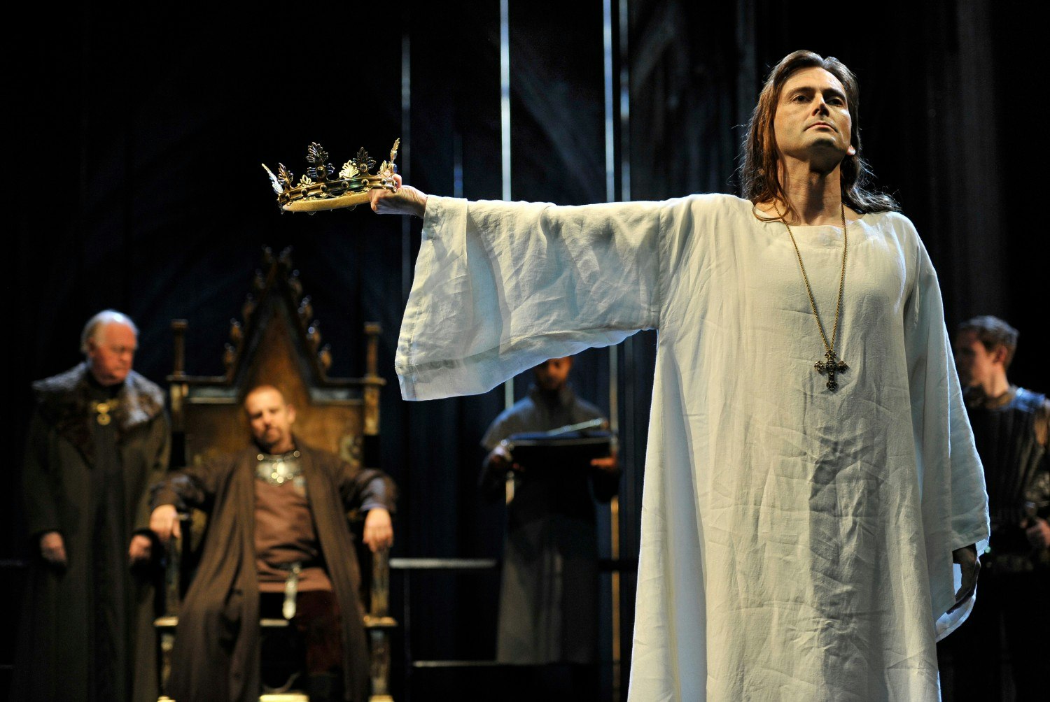David Tennant as Richard II in the Royal Shakespeare Company's production of Richard II