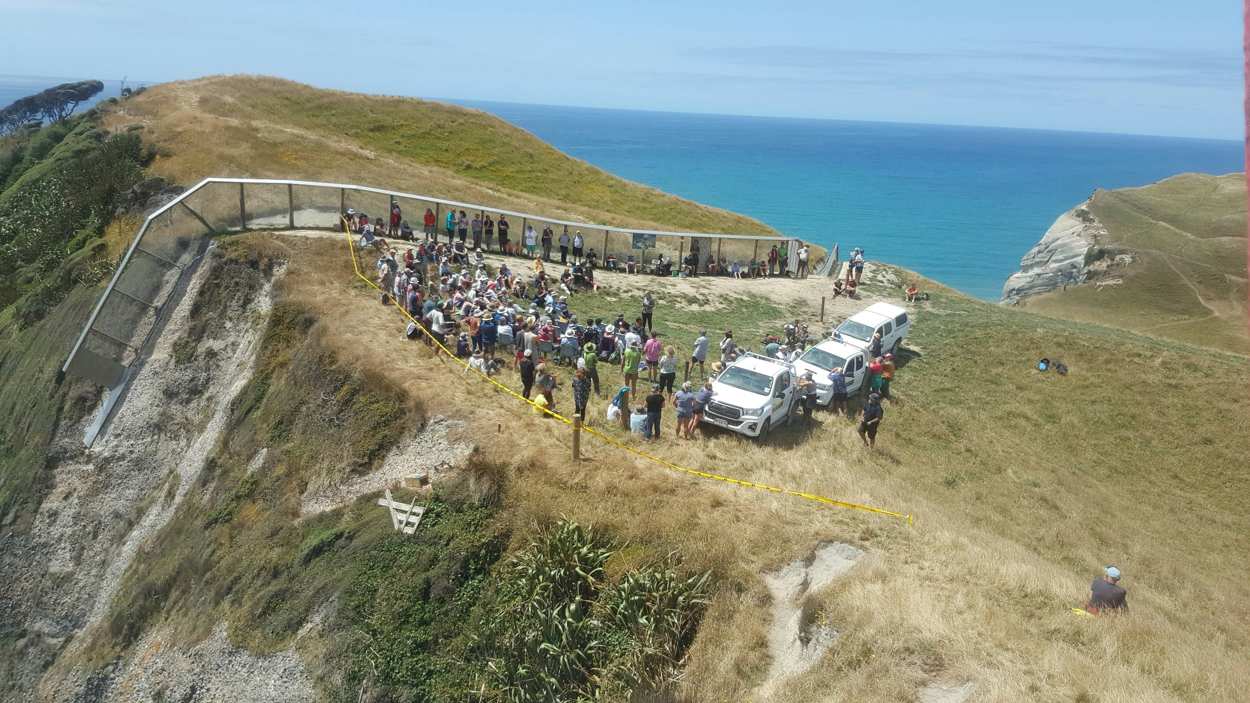 An ecosanctuary with predatorproof fence has opened in New Zealand Lonely
