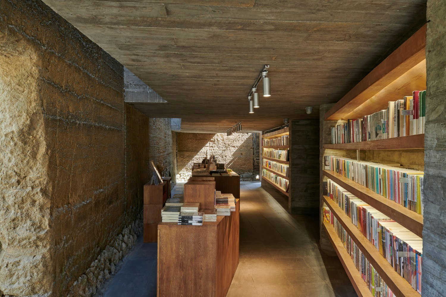 A reading area at the Paddy Field Bookstore in China