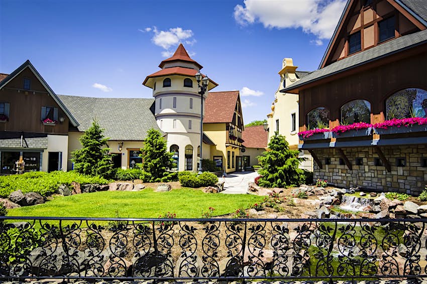 The Bavarian-style town of Frankenmuth; Great Lakes road trip