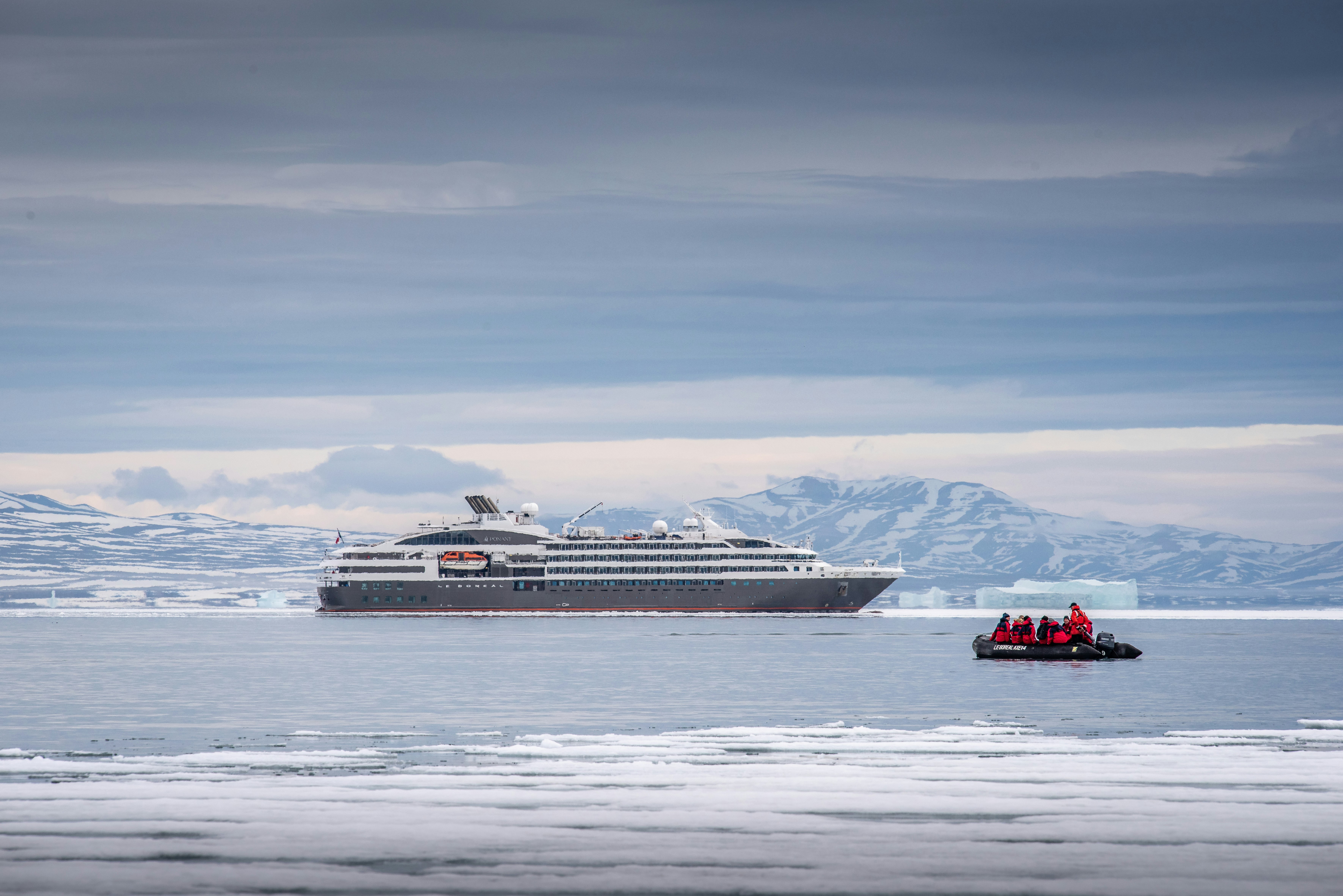 A cruise ship in cold northern waters.jpg