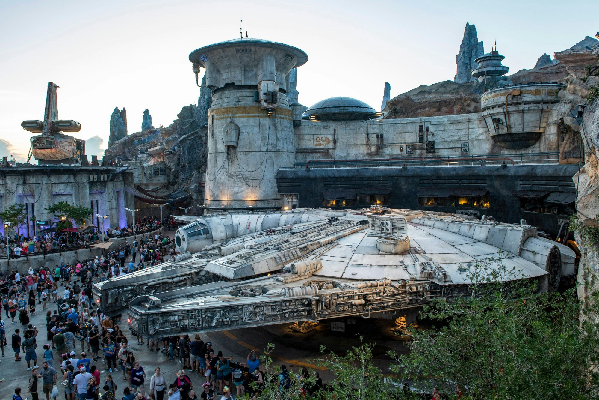 A view of Star Wars: Galaxys Edge in Walt Disney World Resort