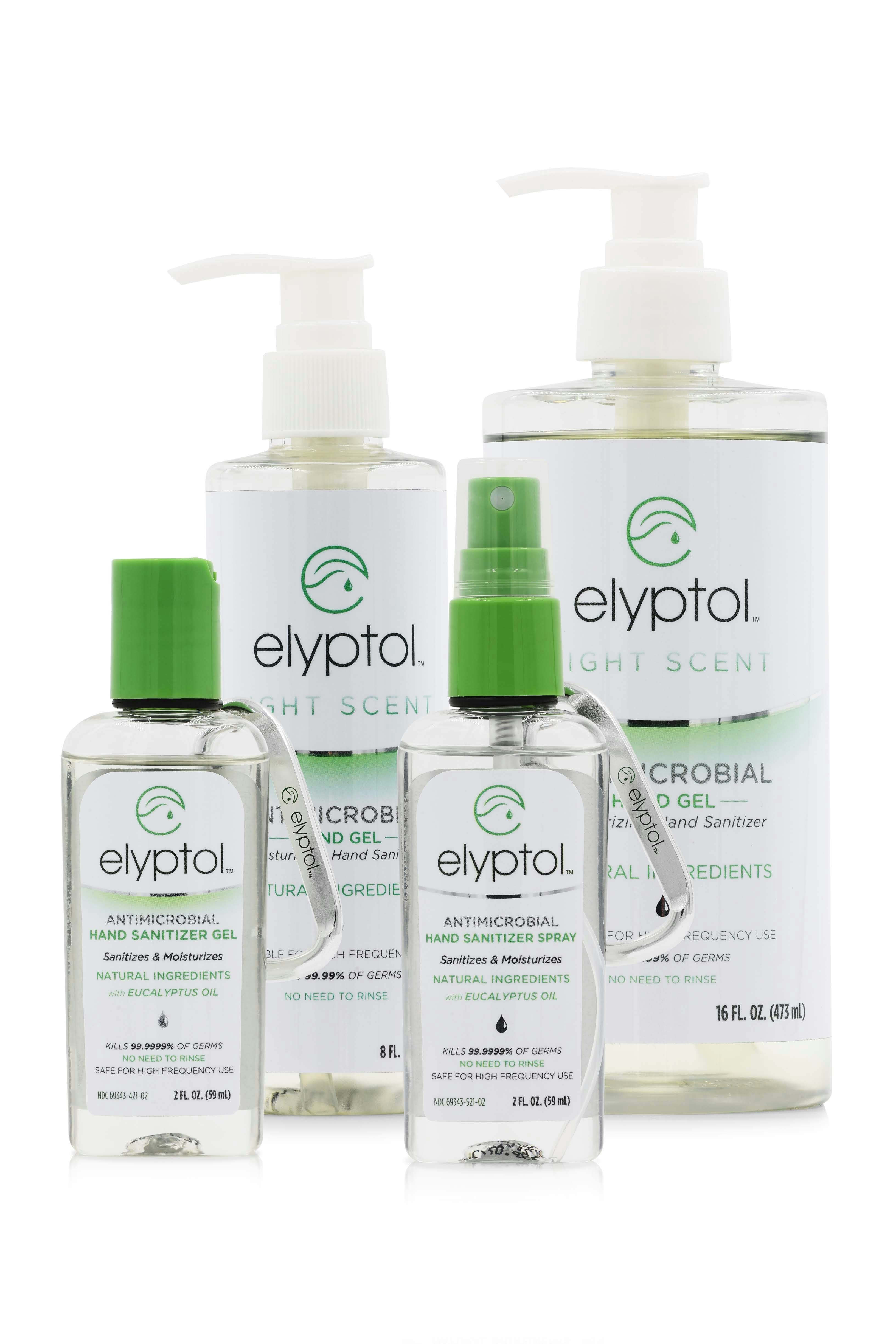 Gel Family Starter Pack of Elyptol hand sanitizer