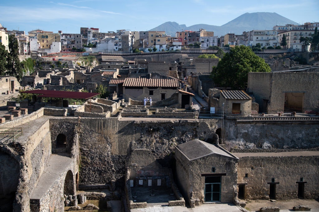 The archaeological site of Herculaneum