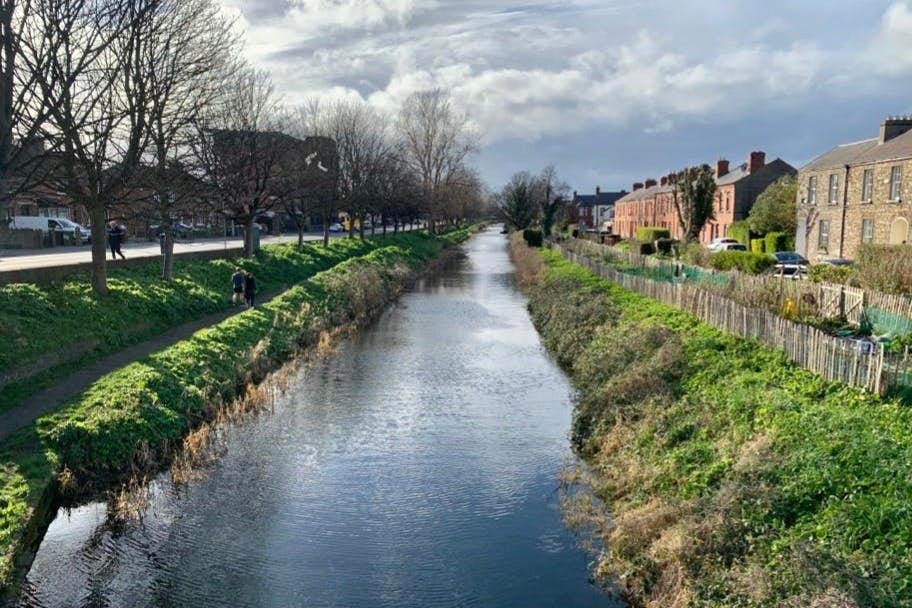 Grand Canal in Dublin