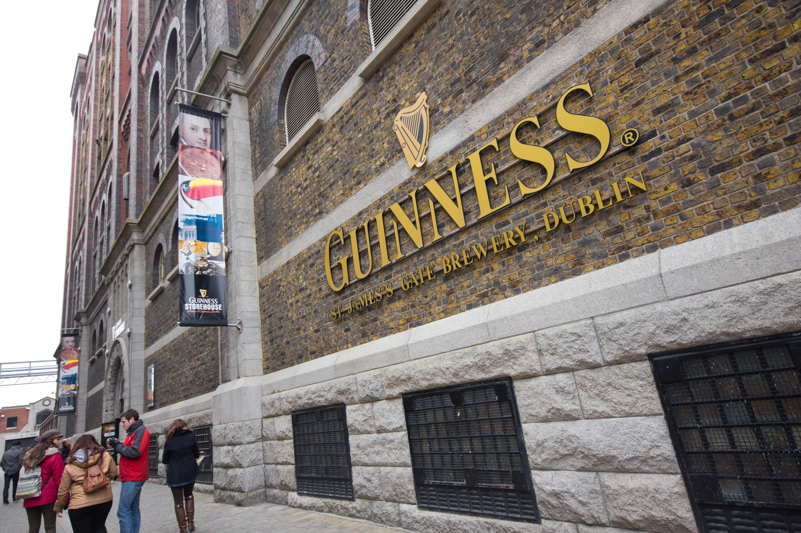 The Guinness Storehouse Brewery at St. James Gate