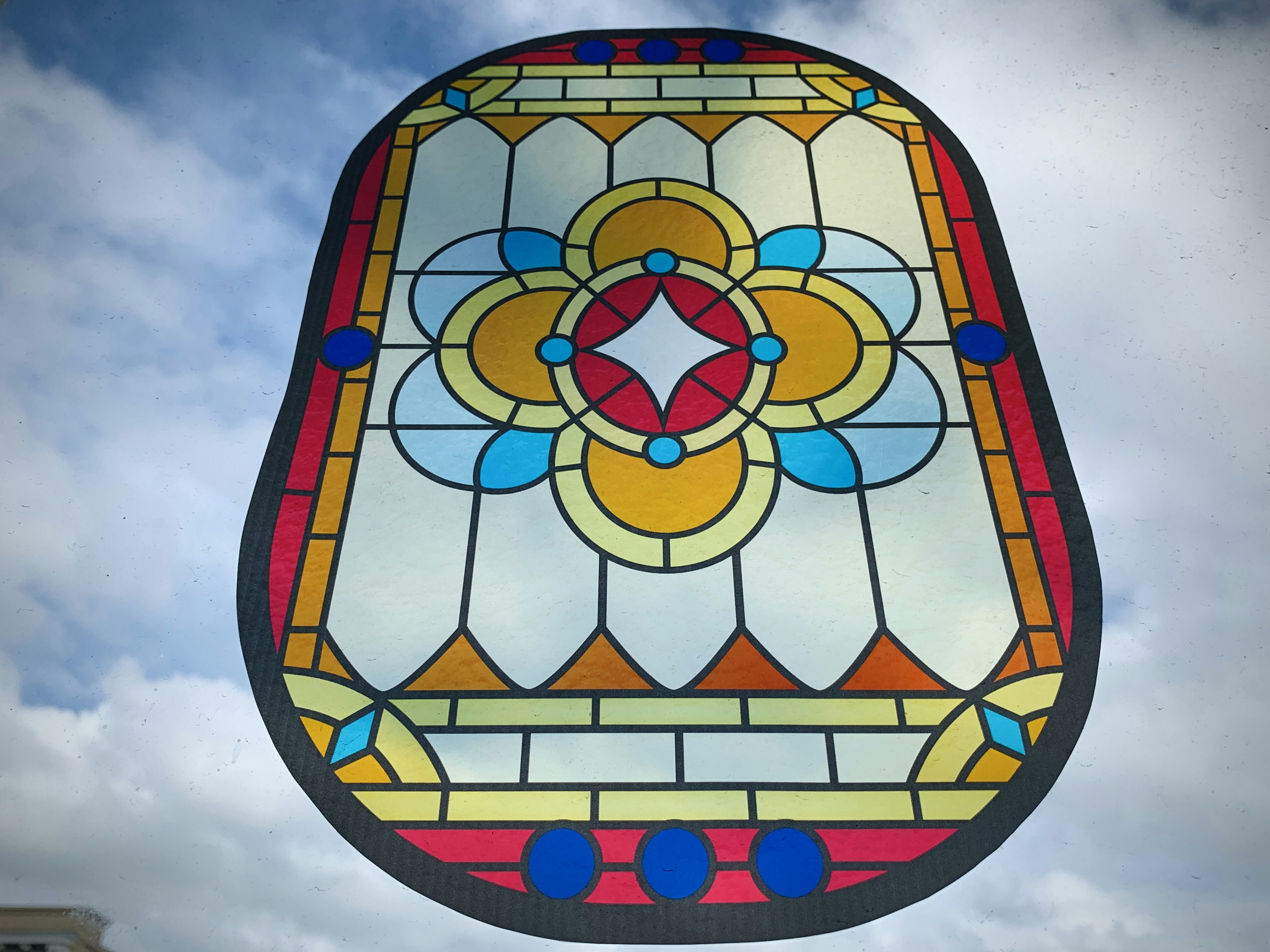 Stained Glass Window airplane