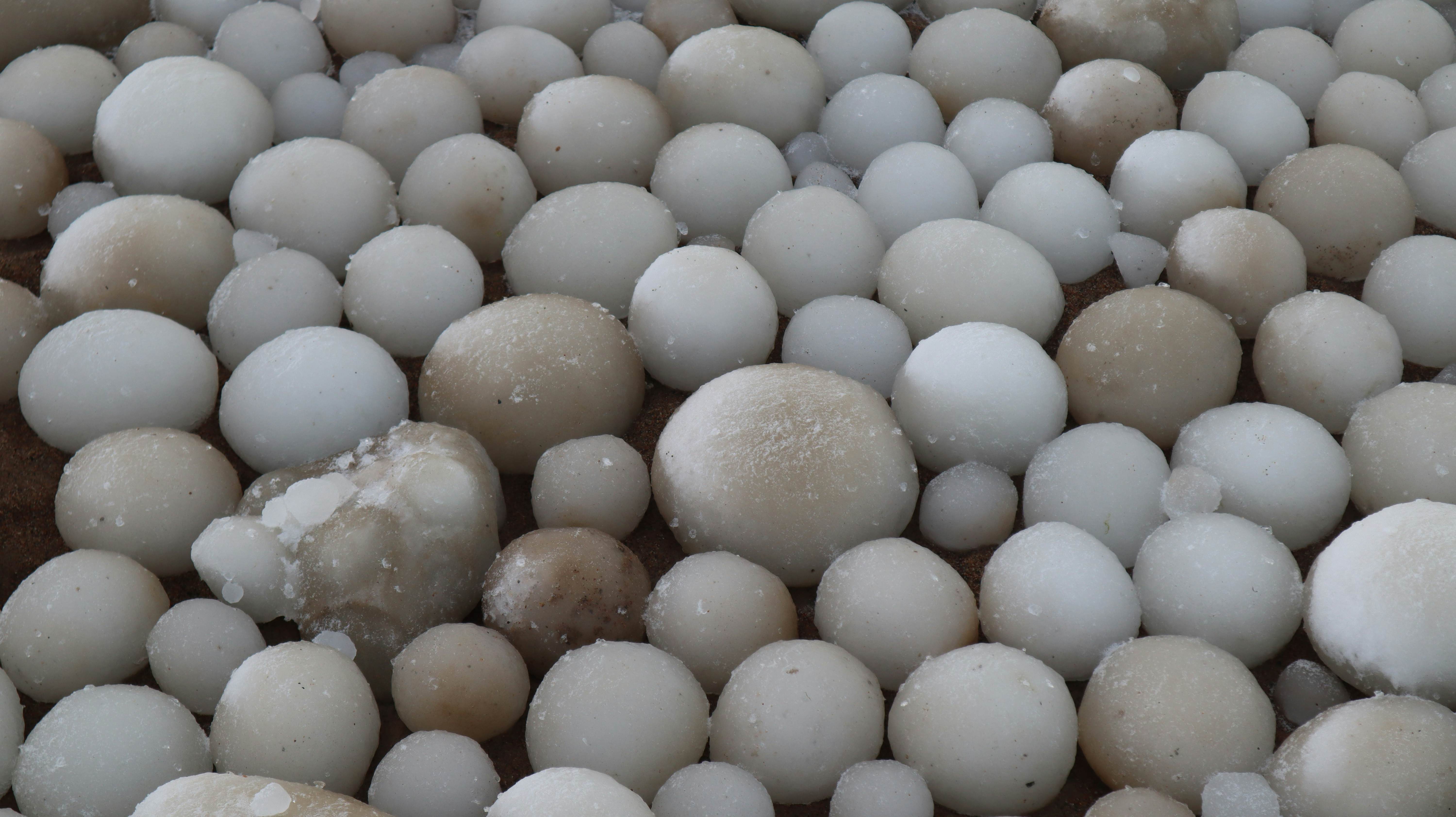 These strange ice balls turned up on a beach in Finland Lonely