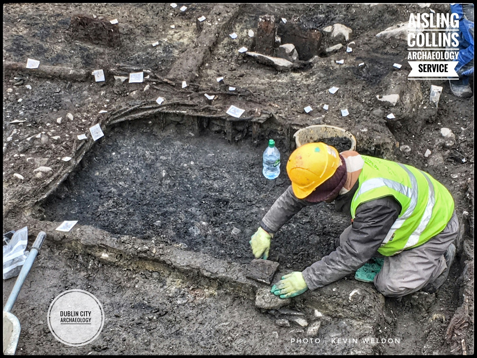An excavation at the site of Hyatt Centric Dublin