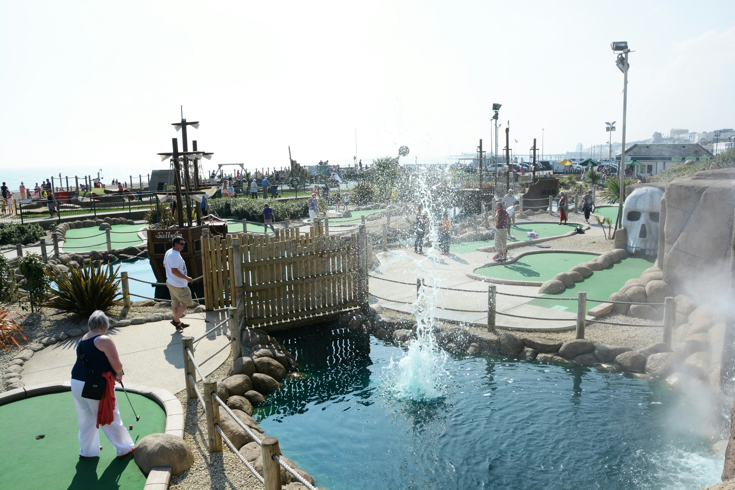 Crazy Golf course in the sunshine.jpg