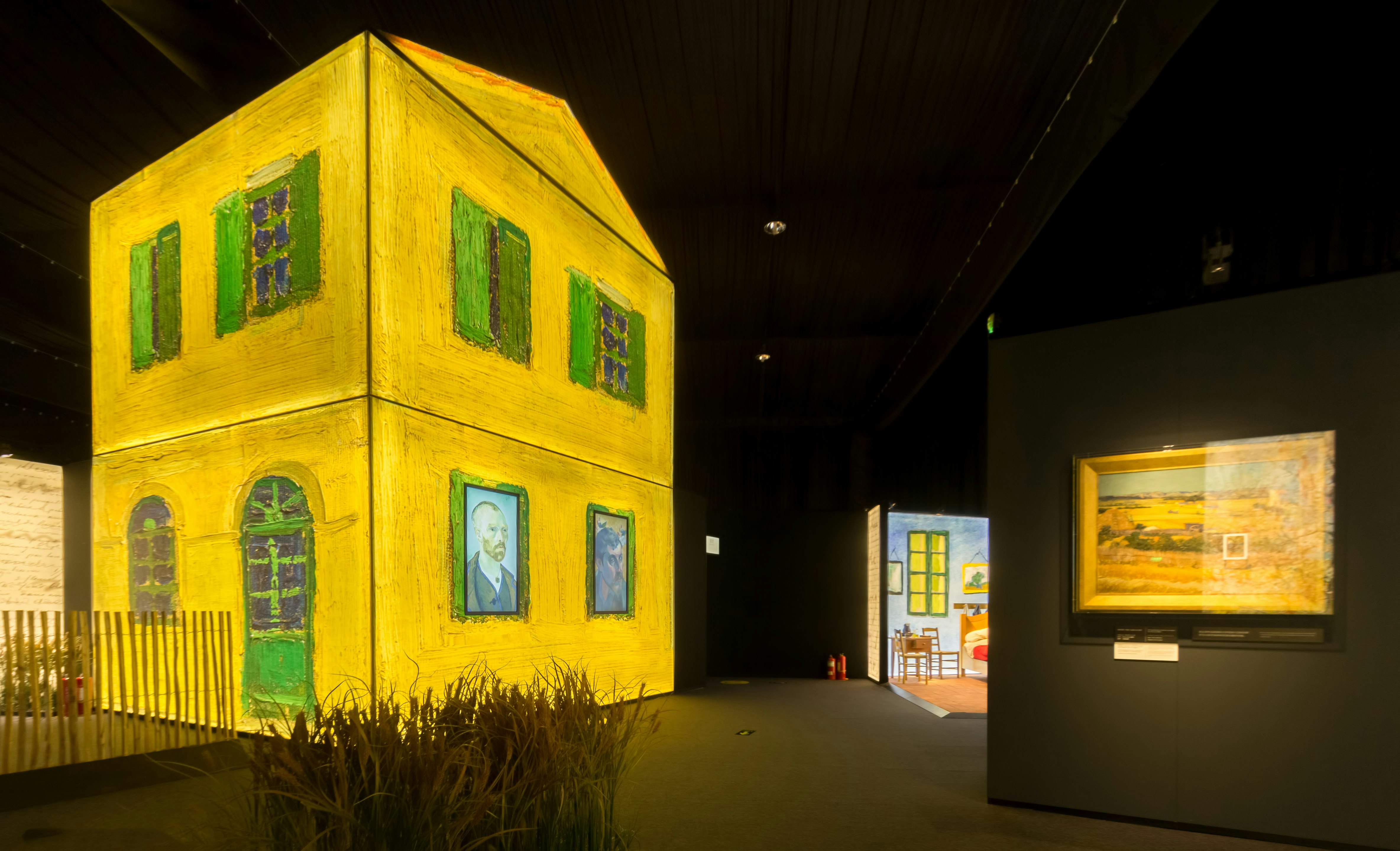 Installation view of Meet Vincent van Gogh - Yellow House, Bedroom in Arles