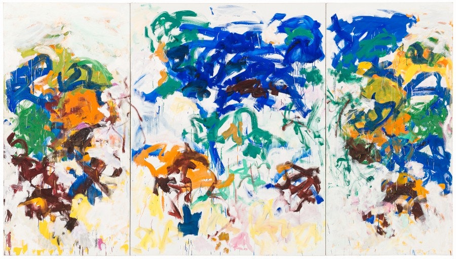 A painting of Bracket 1989 by Joan Mitchell